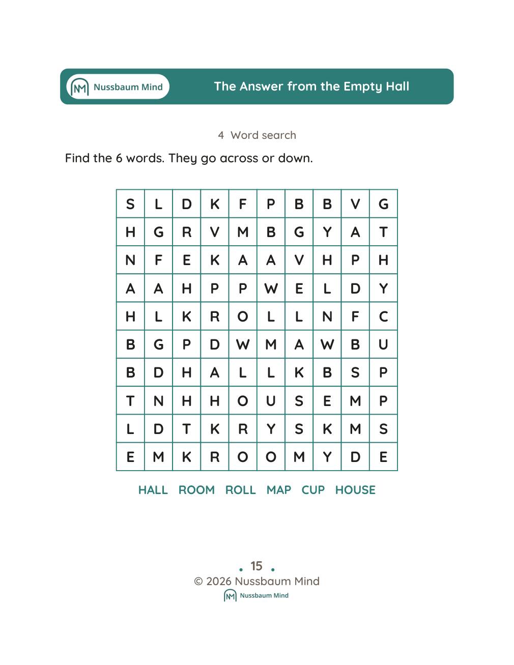 The Answer from the Empty Hall complete book page 16