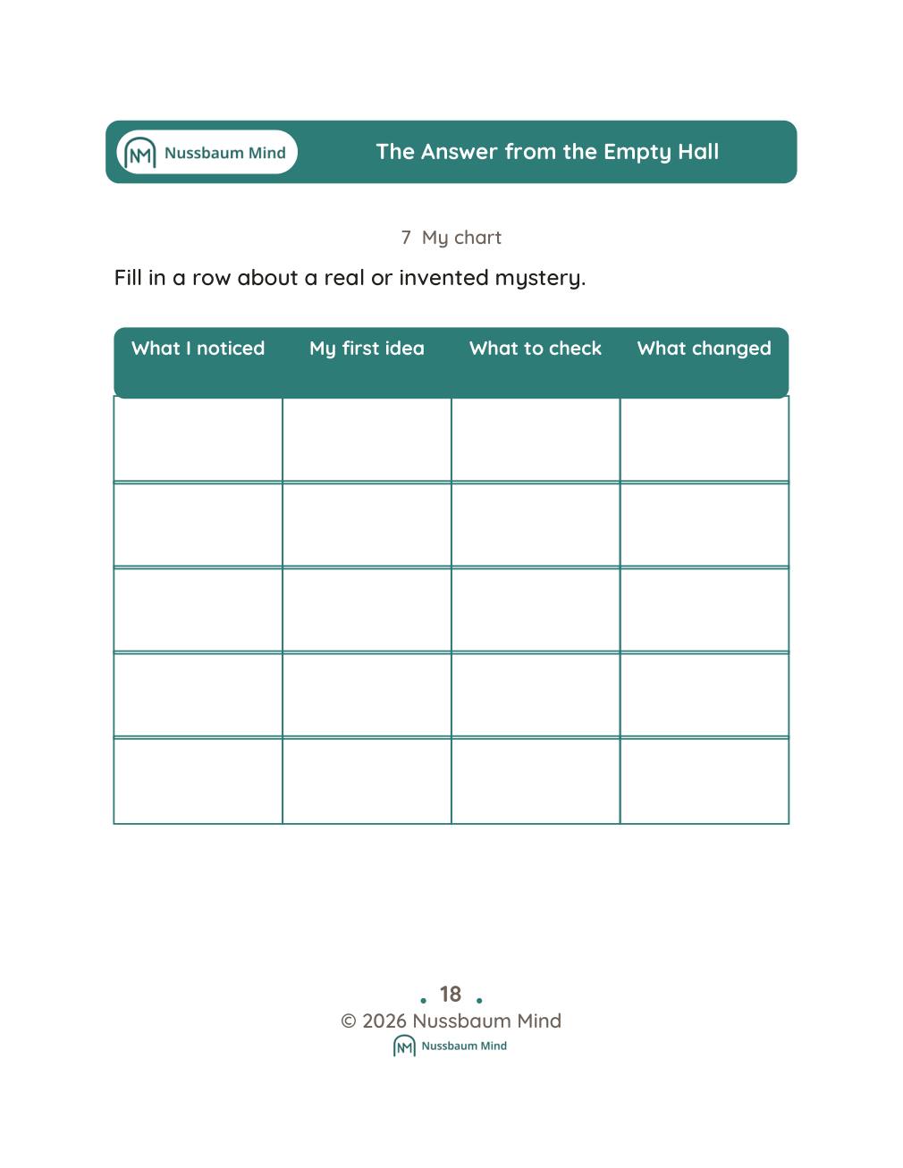 The Answer from the Empty Hall complete book page 19