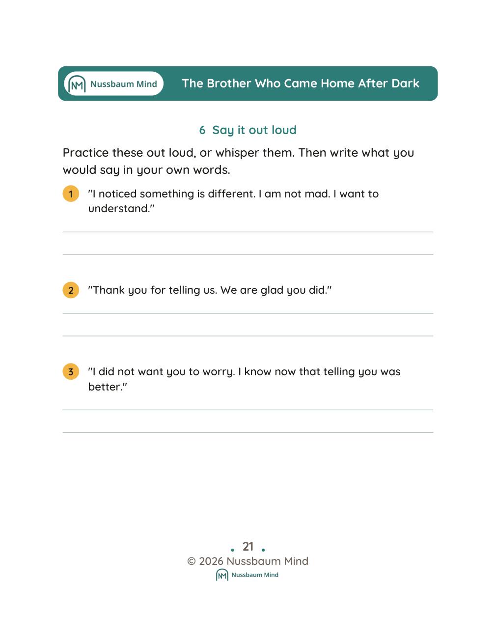 The Brother Who Came Home After Dark complete book page 22